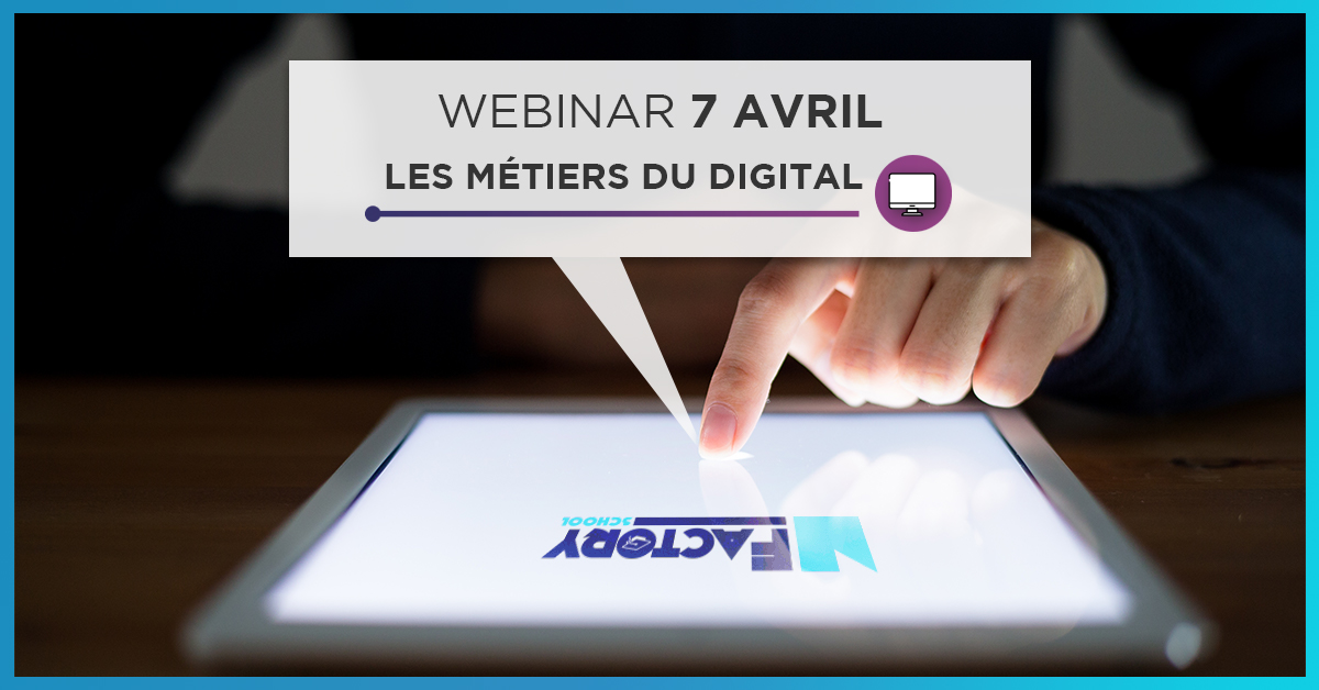 Webinar « métiers du digital »