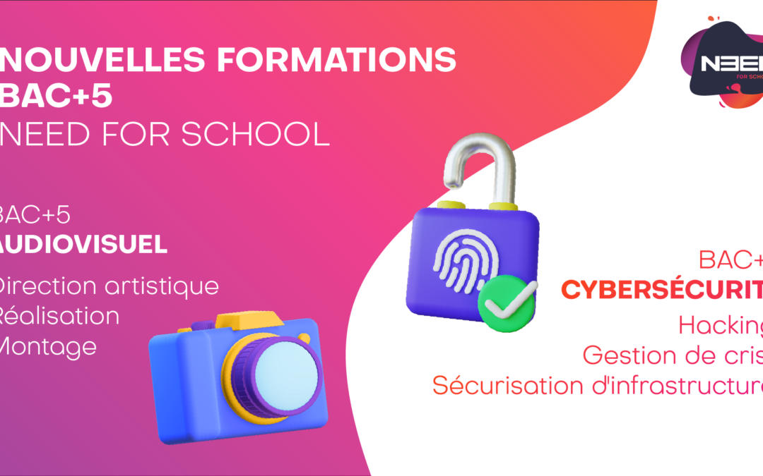 DECOUVREZ NOS NOUVELLES FORMATIONS BAC+5